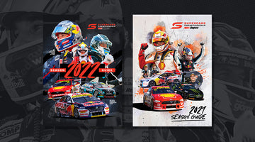 Repco Supercars Championship Season Guide Cover Designs
